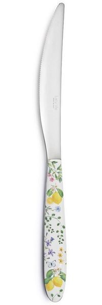 EasyLife Tafelmesser Fleurs et Citrons Spülmaschinengeeignet, Mehrfarbig, Motiv: Zitronen, Höhe: cm