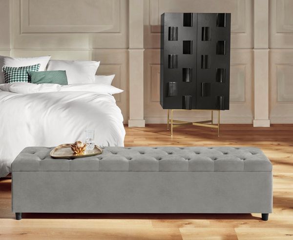 Home affaire Bettbank Relaxy, gesteppt, mit Staufach