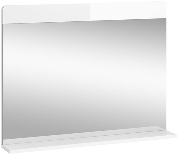 Badezimmerspiegel Izan Weiß 80.1 x 62 cm mit Regal Vicco