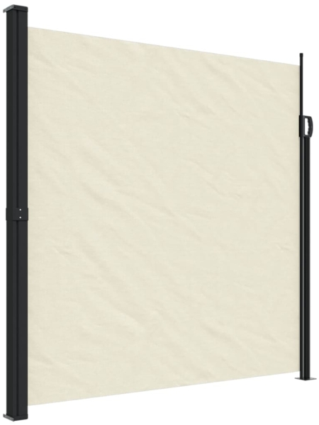 vidaXL Seitenmarkise Ausziehbar Creme 200x600 cm 4004550