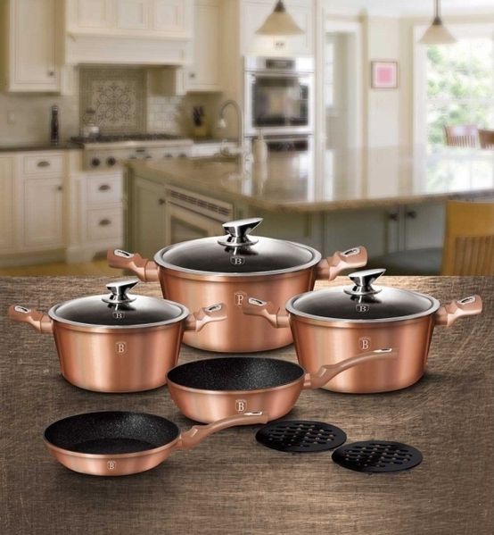 Berlinger Haus garnków METALLIC ROSE GOLD [BH-6161]