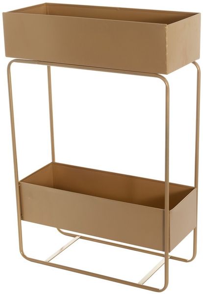 Dekoria Blumenständer Wiggo gold 61x25x91cm