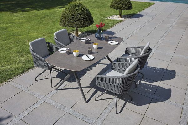 LC Garden »Genua« Gartenstuhl drehbar anthrazit