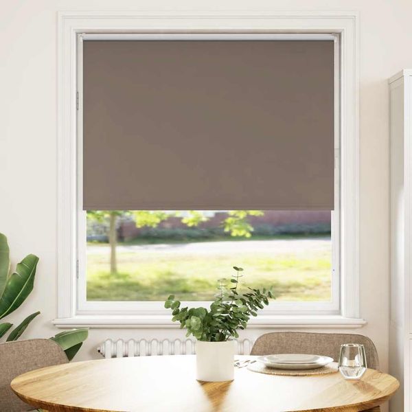 vidaXL Verdunkelungsrollo Kaffeebraun 100x150cm Stoffbreite 95,7cm 4010998