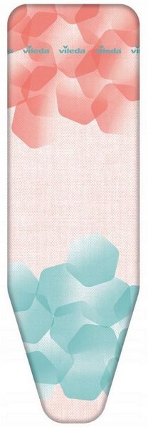 VILEDA Bügeltischbezug Viva ExpComfort Plus 120-130x38-45cm türkis / pink sortiert