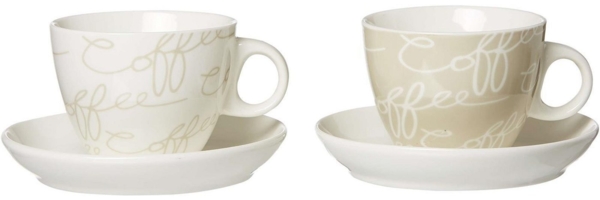 Ritzenhoff & Breker CORNELLO Cappuccino Set creme 4-teilig