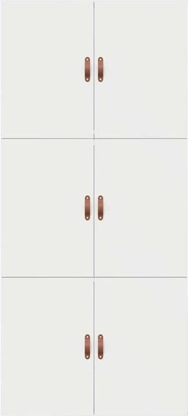 vidaXL Aufbewahrungsbettgestell Weiß 100 x 200 cm Holzwerkstoff 3335349 Bild 9