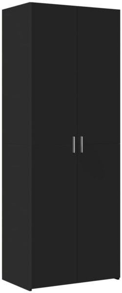 vidaXL Highboard Schwarz 70x42,5x185 cm Holzwerkstoff 3281421