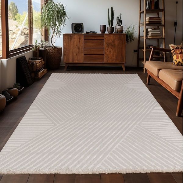Ayyildiz Teppiche Teppich SAHARA 1115, rechteckig, Höhe: 12 mm, Läufer / Pflegeleicht / Strapazierfähig / Trend Colors/ Wohnzimmer