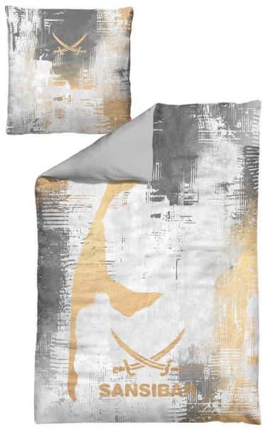 Sansibar Sylt Bettwäsche Sansibar Bettwäsche-Set "Island", angenehm weich und anschmiegsam, Baumwolle, 2 teilig, hautfreundlich, pflegeleicht