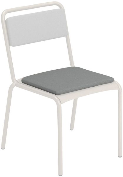 4er Set Star Sitzkissen grau