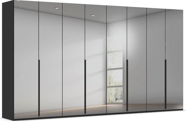 LeGer Home by Lena Gercke Kleiderschrank Schrank Garderobe Ankleide Schlafzimmer Flur SERINA Eyecatcher (3 verschiedene Ausstattungen BASIC/CLASSIC/PREMIUM (inkl. SOFT-CLOSE) in 6 Breiten (101 - 401 cm) mit Front Glas oder Dekor MADE IN GERMANY