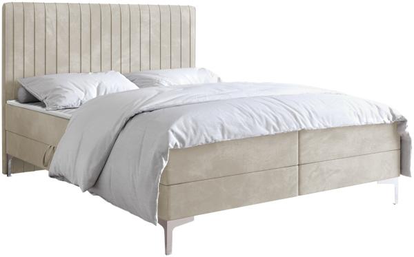 Boxspringbett Primo (Farbe: Manila 02, Größe: 160x200 cm)