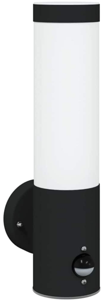 vidaXL Außenwandleuchte Schwarz 12 x 7.5 x 29 cm Edelstahl 4005939