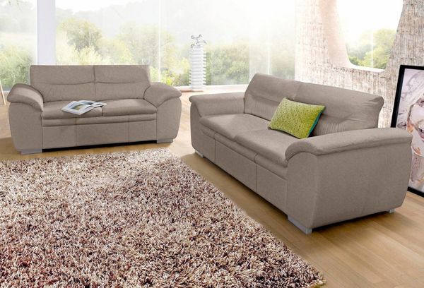 COTTA Polstergarnitur Leandra, Set bestehend aus: 2-Sitzer & 2,5-Sitzer