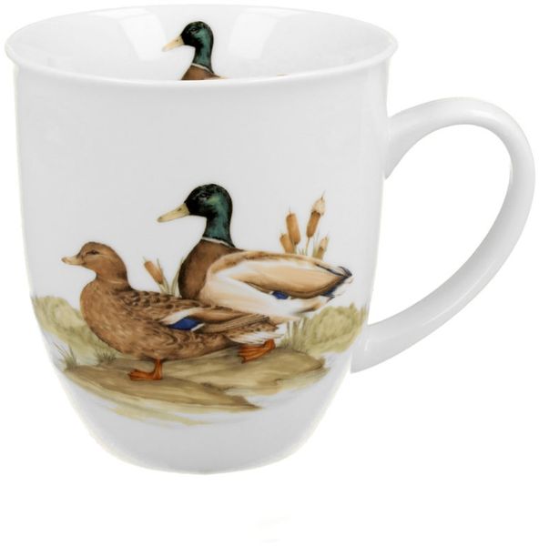 DUO World of Birds Becher 400 ml WILD DUCK (Wildente) New Bone China Porzellan Bild 2