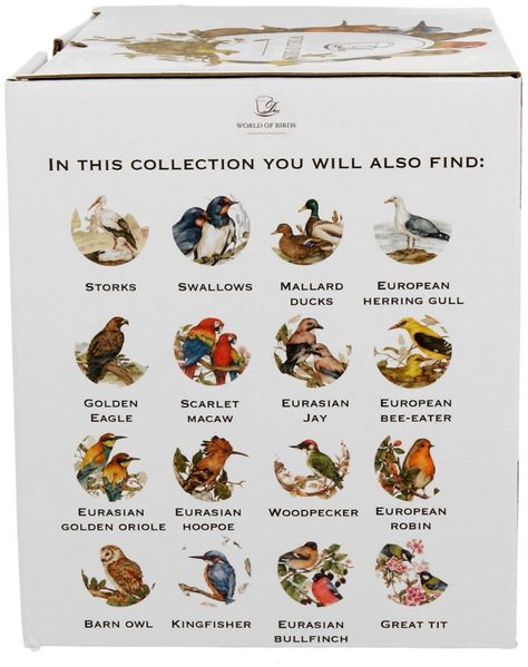DUO World of Birds Becher 400 ml WILD DUCK (Wildente) New Bone China Porzellan Bild 4