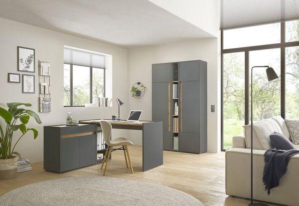 Home affaire Büromöbel-Set CiTY/GiRON, (Set, 6-tlg)