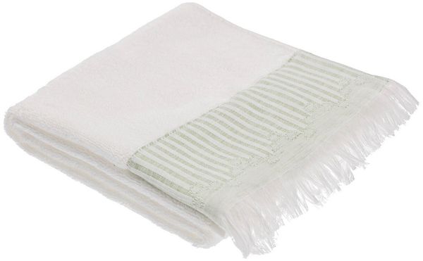 Dekoria Handtuch Trevor 50x100cm white green