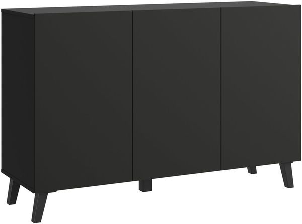 Home affaire Sideboard SIDEBOARD PHUKET II, Stilvolle, grifflose Kommode, Breite 120cm (1 St), Mit 6 Fächern und höhenverstellbaren Einlegeböden