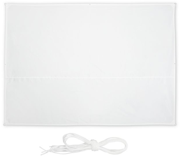 Weißes Sonnensegel rechteckig