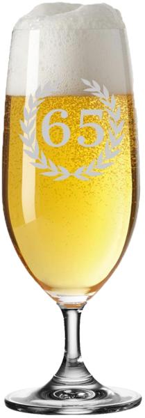 Luxentu Biertulpe Pilsglas 360 ml - 65. Jubiläum