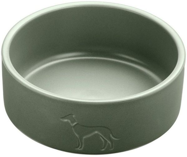 Hunter Tierbedarf Futternapf Keramik Napf Osby khaki
