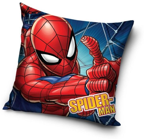 MARVEL Dekokissen Spiderman Velour Kissen Dekokissen 40x40 cm