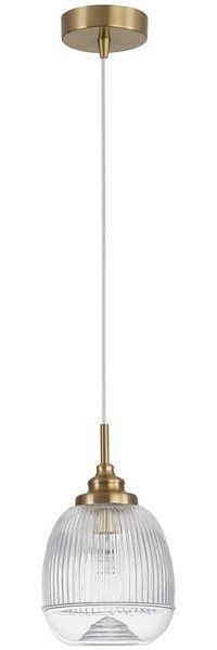 Nova Luce 9738210 MOND Pendelleuchte 1-flammig Gold Transparent E14