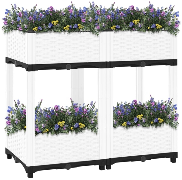 vidaXL Hochbeet 80x40x71 cm Polypropylen 153313