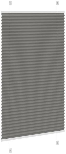 vidaXL Plissee Anthrazit 75x100 cm Stoffbreite 74,4 cm Polyester 4015070 Bild 4