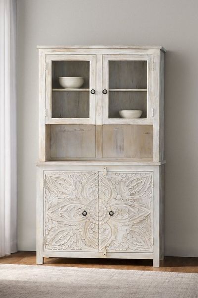 OTTO home Buffet Prem mit dekorative Fräsungen, handgefertigt, Unika-Möbel, Breite 107 cm