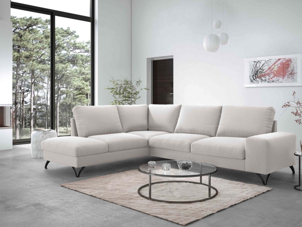 Ecksofa Oddo Bis (Farbe: Verita 80, Seite: Links - L3F+L2F+R4)