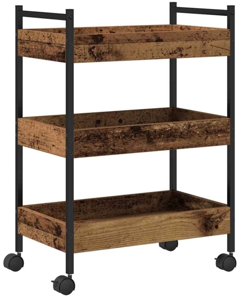 vidaXL Küchentrolley Altholz 50 x 30 x 70 cm Holzwerkstoff 869108