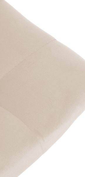 CLP 2er Set Barhocker Jerry Samt höhenverstellbar und 360 drehbar,creme schwarz Bild 8
