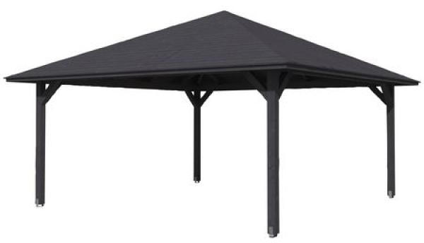 SKANHOLZ Pavillon, Zeltdach, viereckig, BxT: 569x569 cm schiefergrau Gartenpavillon Bild 1