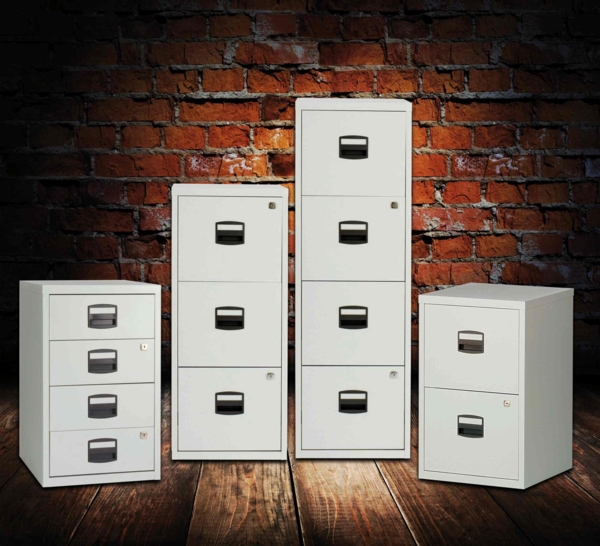 Beistellschrank PFA, 4 Universalschubladen, Farbe silber Bild 6