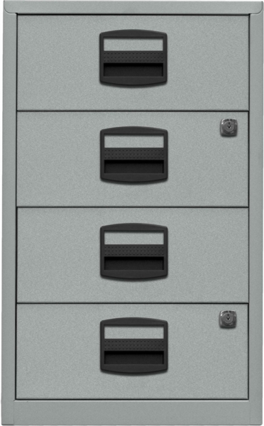 Beistellschrank PFA, 4 Universalschubladen, Farbe silber Bild 3