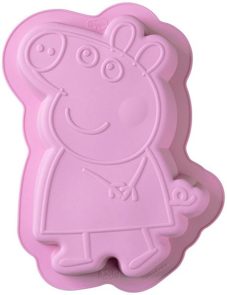 Dr. Oetker - Silikon Backform Motivbackform Peppa Pig 27x19x5cm Pink 2950