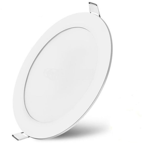 10x 15W LED Panel Einbaustrahler Spot Einbauleuchte Ø19.8 Kaltweiß 6500K 1280 Lumen Deckenleuchte Rund