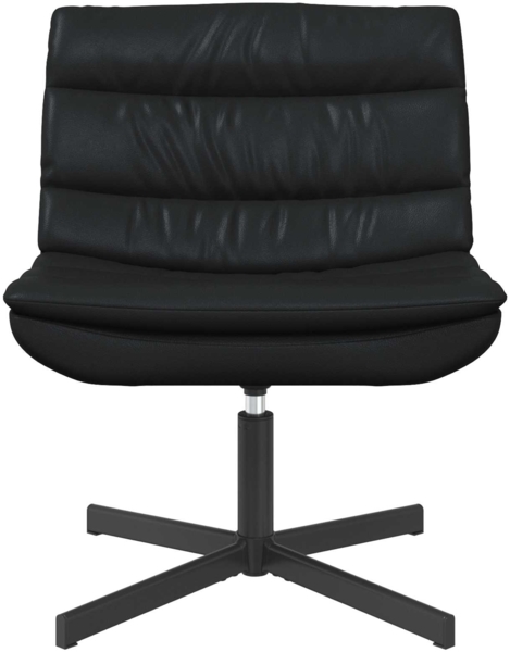 vidaXL Drehstuhl Schwarz 63 x 75 x 76 cm Glänzendes PU 42007346