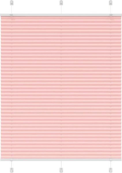 vidaXL Plissee Rosa 105x150 cm Stoffbreite 104,4 cm Polyester 4015450