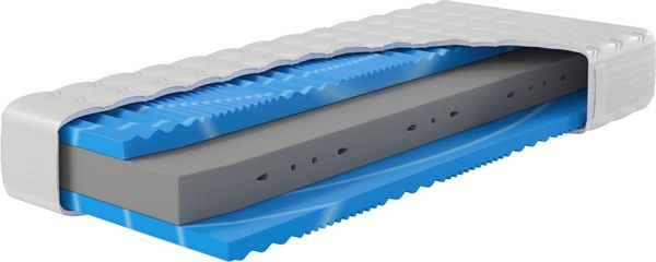 Hn8 Kaltschaum-Matratze "XXL Gelstar KS", H3, 90 x 200 cm, Höhe: ca. 25 cm