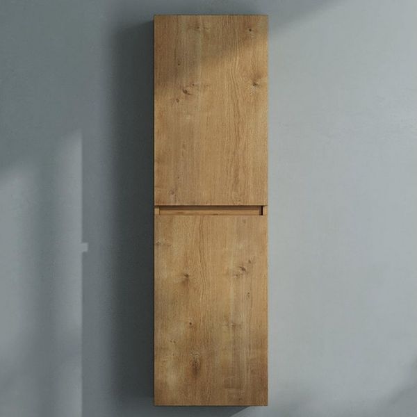 doporro Seitenschrank Badschrank Schmal Hochschrank Badezimmer Hängend Verona