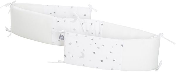 roba 'safe asleep®' Nestchen Easy Air - Design 'Sternzauber' - AIR-balance System - luftzirkulierend - Weiß