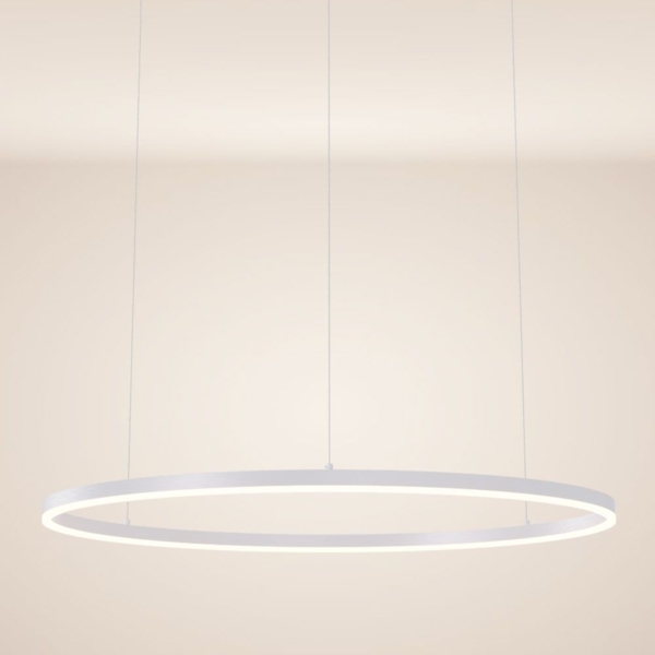 s.luce LED Ring Pendellampe Ø 100cm Weiß
