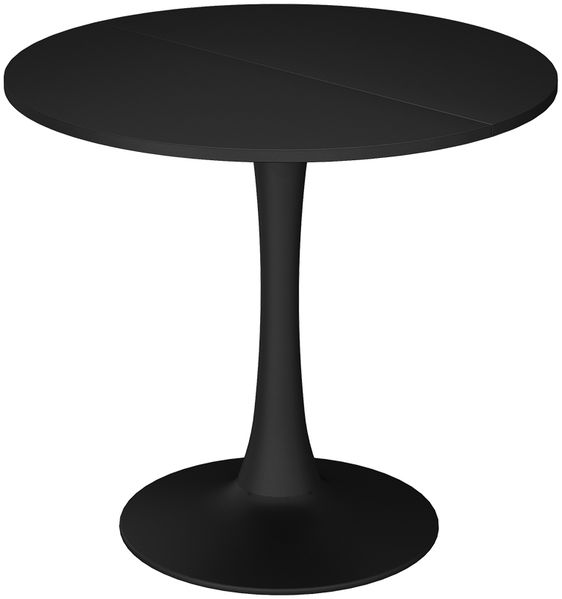 Esstisch Carl Schwarz 80 x 80 cm Vicco