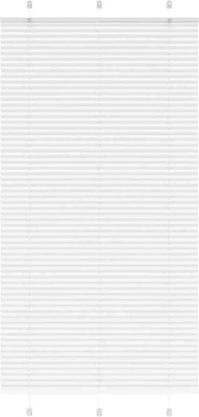vidaXL Plissee Weiß 110x200 cm Stoffbreite 109,4 cm Polyester 4015519