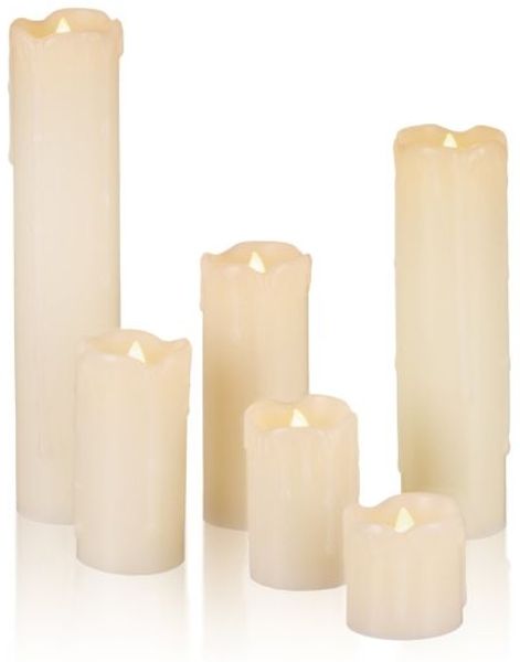 Relaxdays 24 x LED Kerzen aus Echtwachs Bild 9