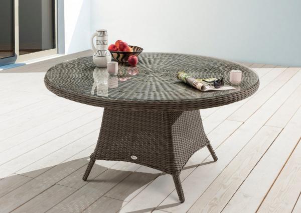 Destiny Gartentisch »LUNA Tisch«, (100x75 cm), Aluminium, Polyrattan